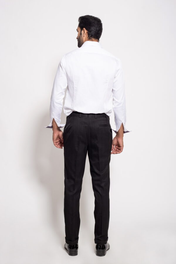 the white box pleated shirt