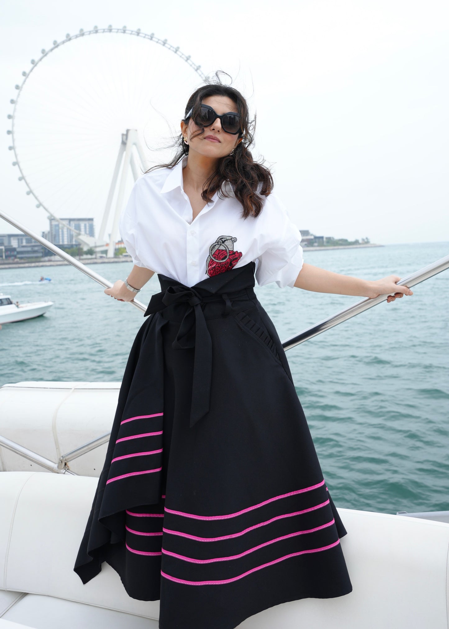 RIDHI DOGRA-The Drape Christian Skirt