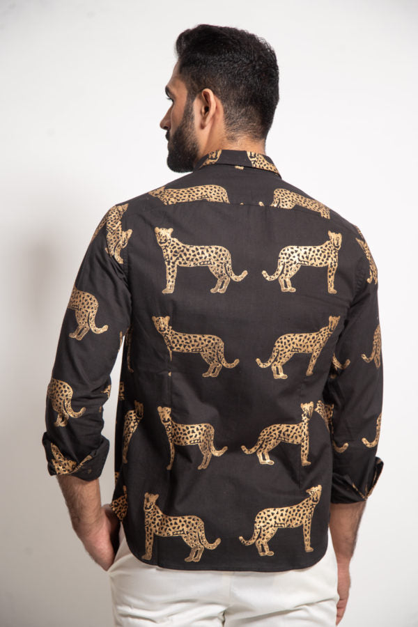 The Black Cheetah Shirt