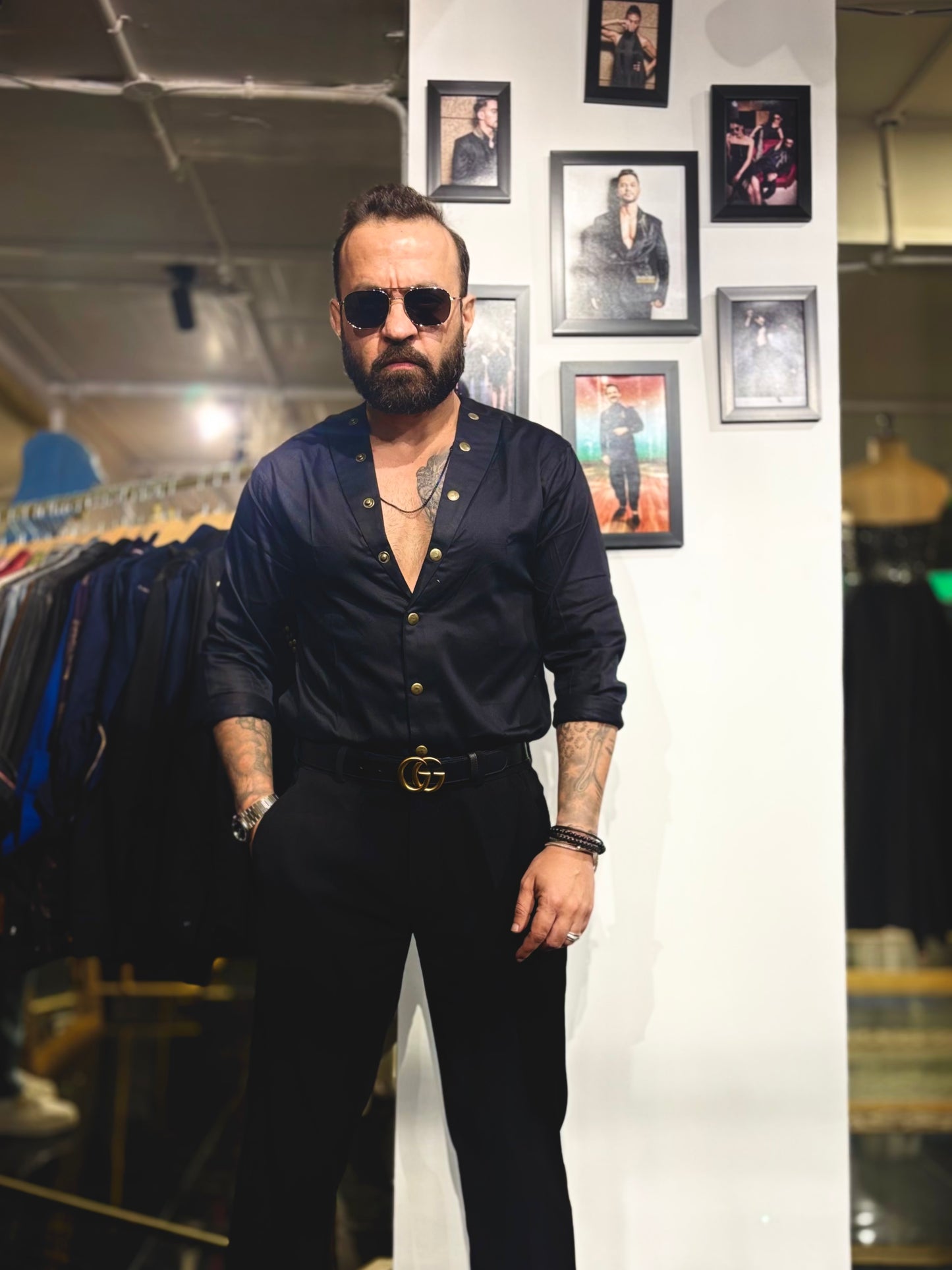 The Deep Noir Luxe Shirt