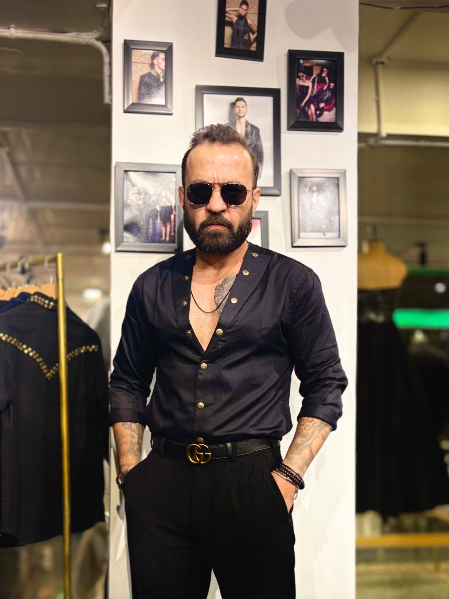 The Deep Noir Luxe Shirt