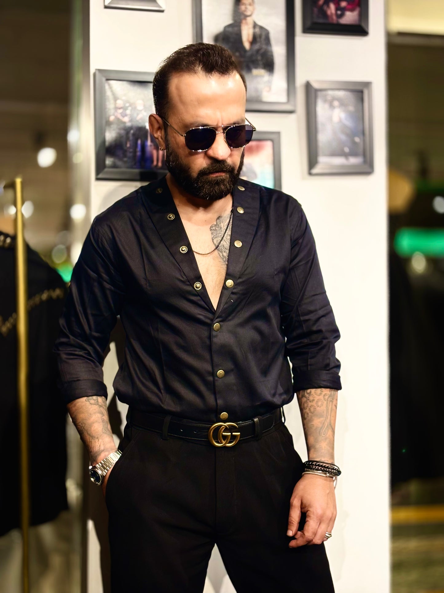 The Deep Noir Luxe Shirt