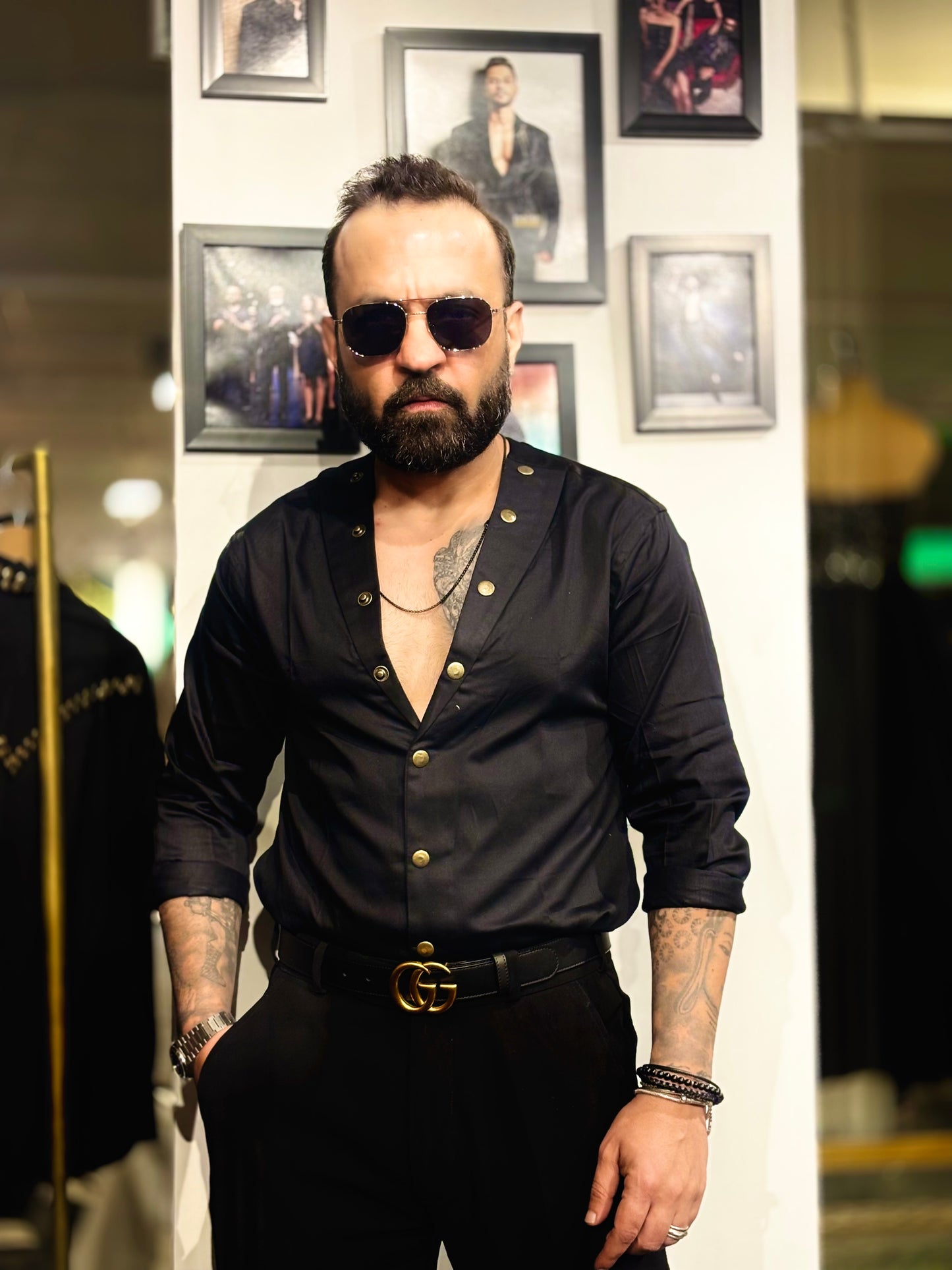 The Deep Noir Luxe Shirt