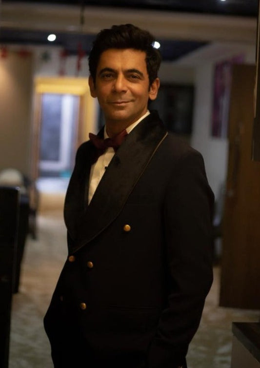 SUNIL GROVER- The Navy Blue Country Tux