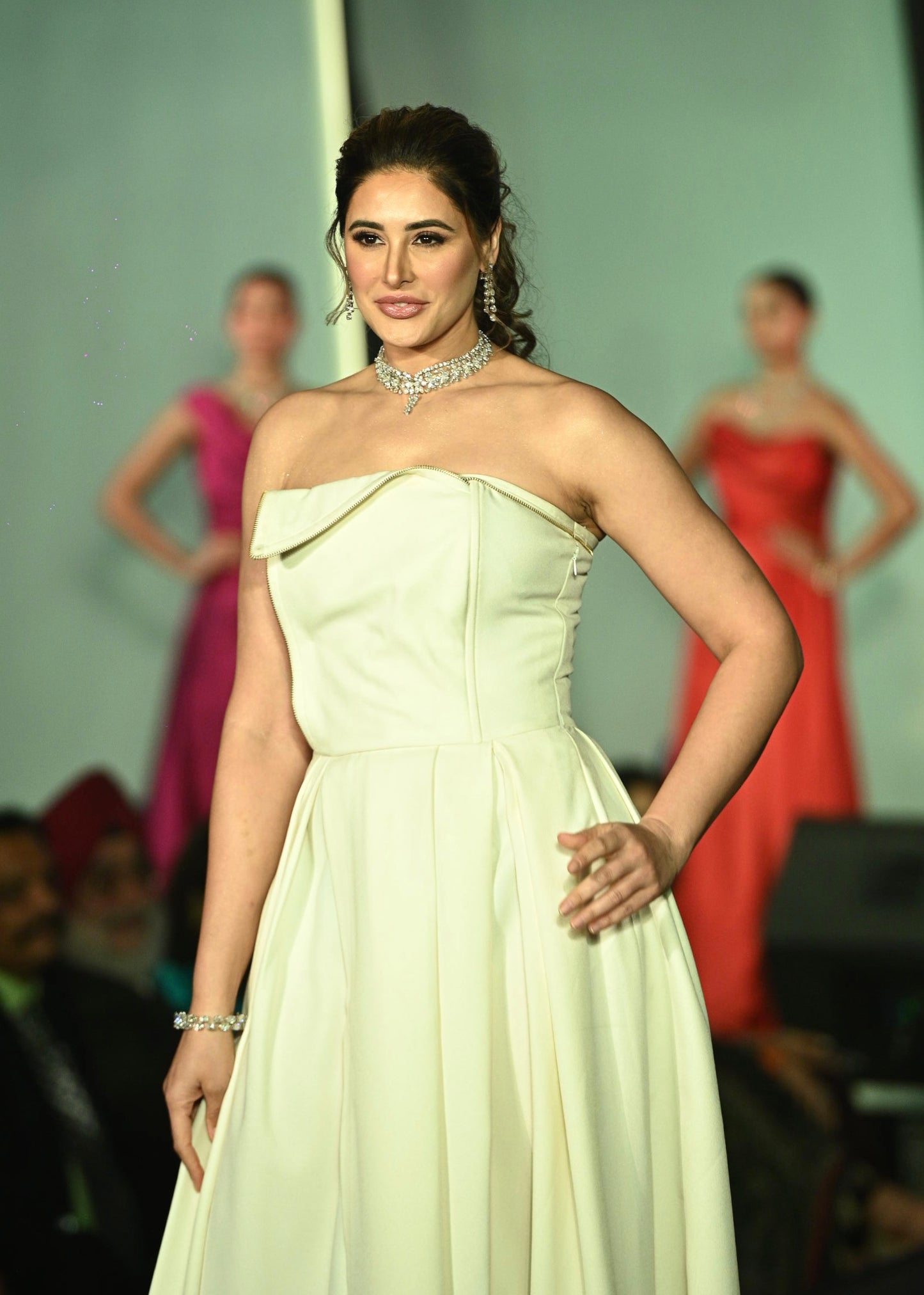 NARGIS FAKHRI- The Edward Ivory Gown