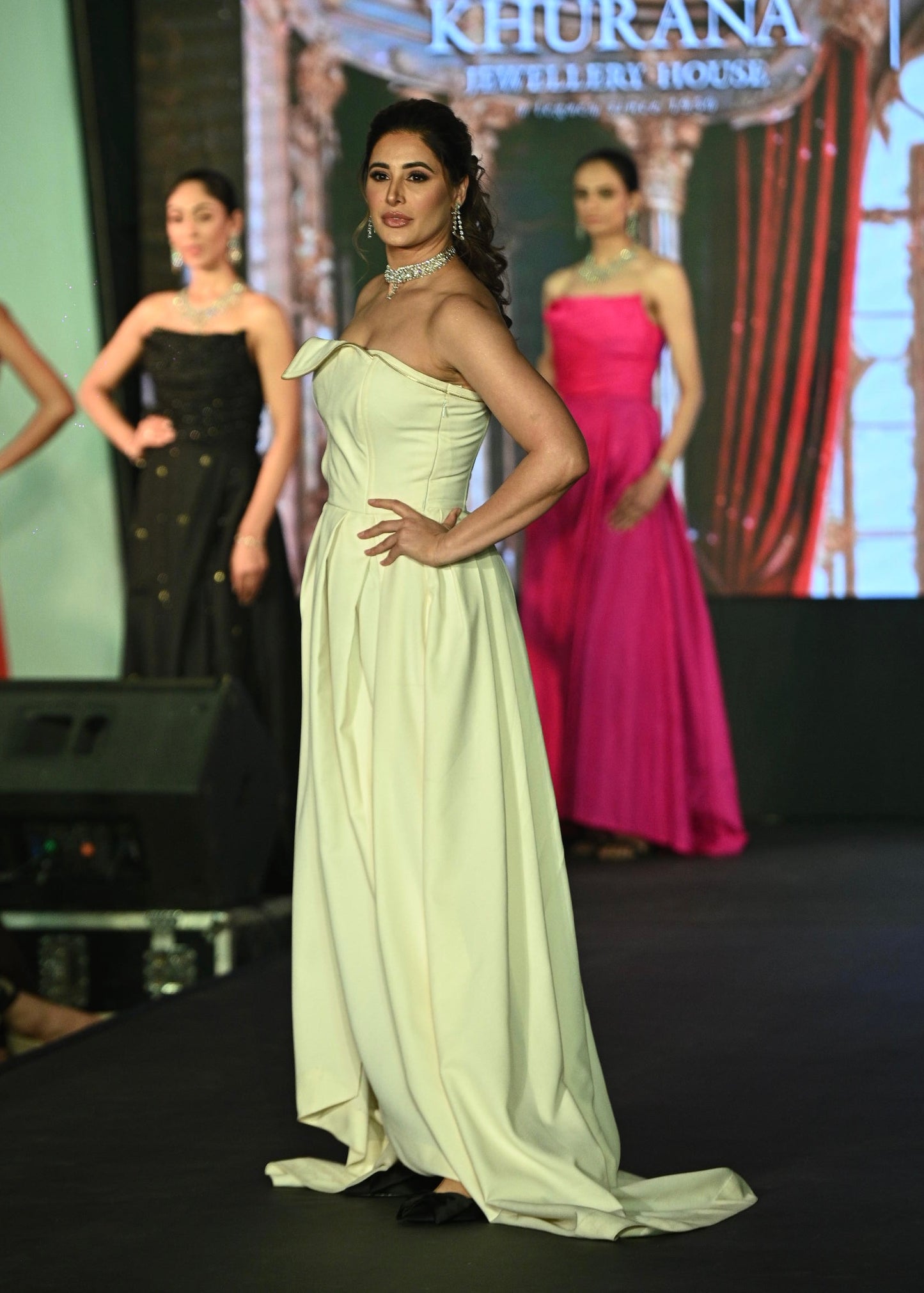 NARGIS FAKHRI- The Edward Ivory Gown