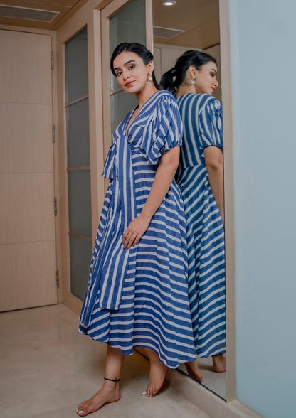 ANKITTA SHARMA- The stripe Knot Dress