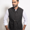 The Black Jacket Panel Sleeveless Jacket